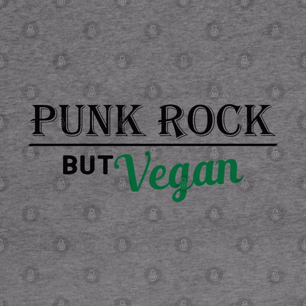 Vegetarian - Punk rock but vegan by KC Happy Shop